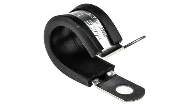 Stainless rubber lined P-Clip