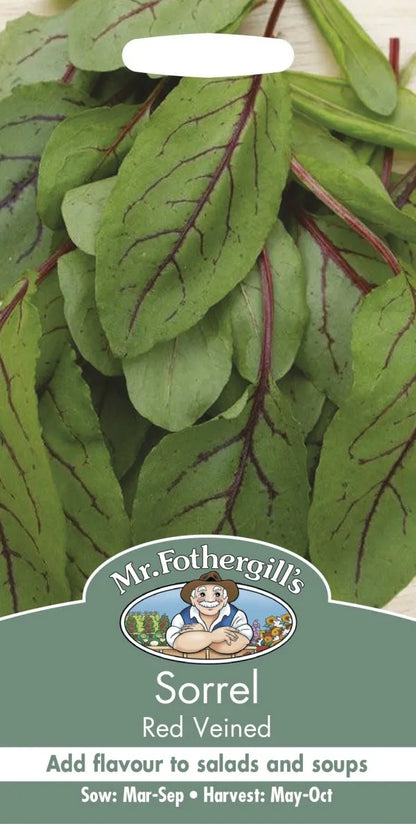 Mr. Fothergill’s Red Veined Sorrel Seeds