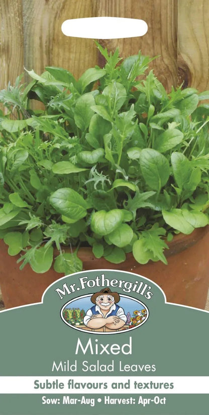Mr. Fothergill’s Mixed Mild Salad Leaves Seeds
