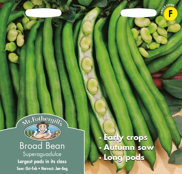 Mr. Fothergill’s Broad Bean Superaguadulce Seeds