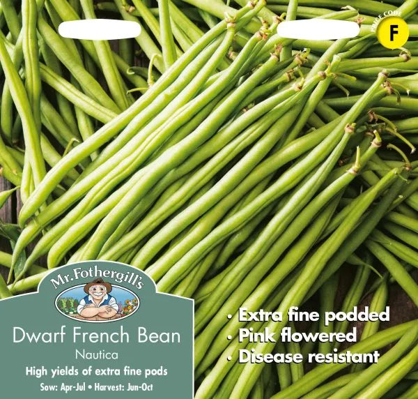 Mr. Fothergill’s Dwarf French Beans (Nautica) Seeds
