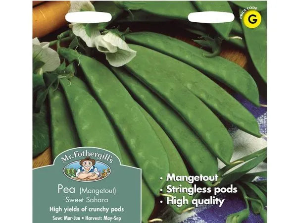 Mr. Fothergill’s Pea (Mangetout) Sweet Sahara Seeds